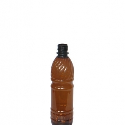 Бутылка ПЭТ 0,5л d=28 мм(коричневая) 100 шт + крышка
